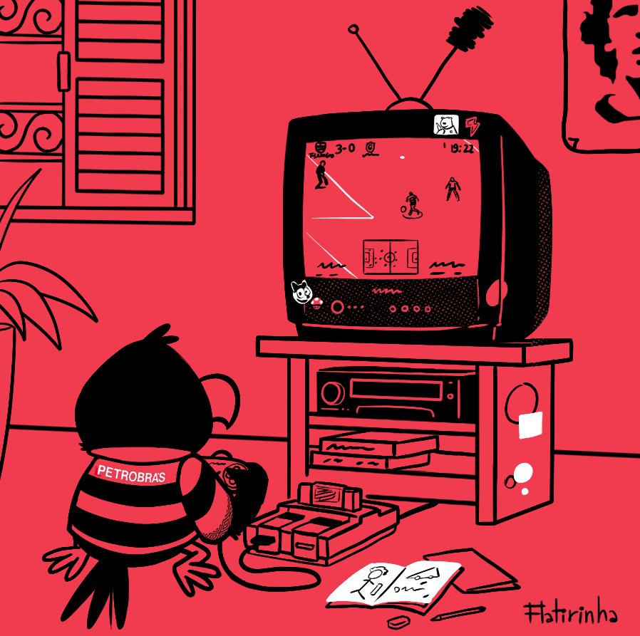 FlaTirinha's tweet image. Feliz Dia das Crianças ❤️🖤