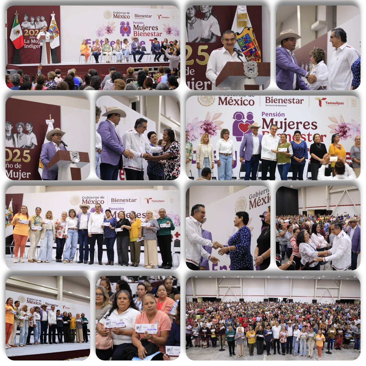CuartoPoder_deT's tweet image. ENTREGA AMÉRICO TARJETAS DE PENSIÓN MUJERES BIENESTAR; LLEGARÁ A 93 MIL TAMAULIPECAS
-El gobernador señala que el programa refleja la visión humanista de la presidenta Sheinbaum
cuartopoderdetamaulipas.com.mx/2025/10/11/ent…
Ciudad Victoria, Tamaulipas.- Al presidir la entrega de tarjetas del pro...