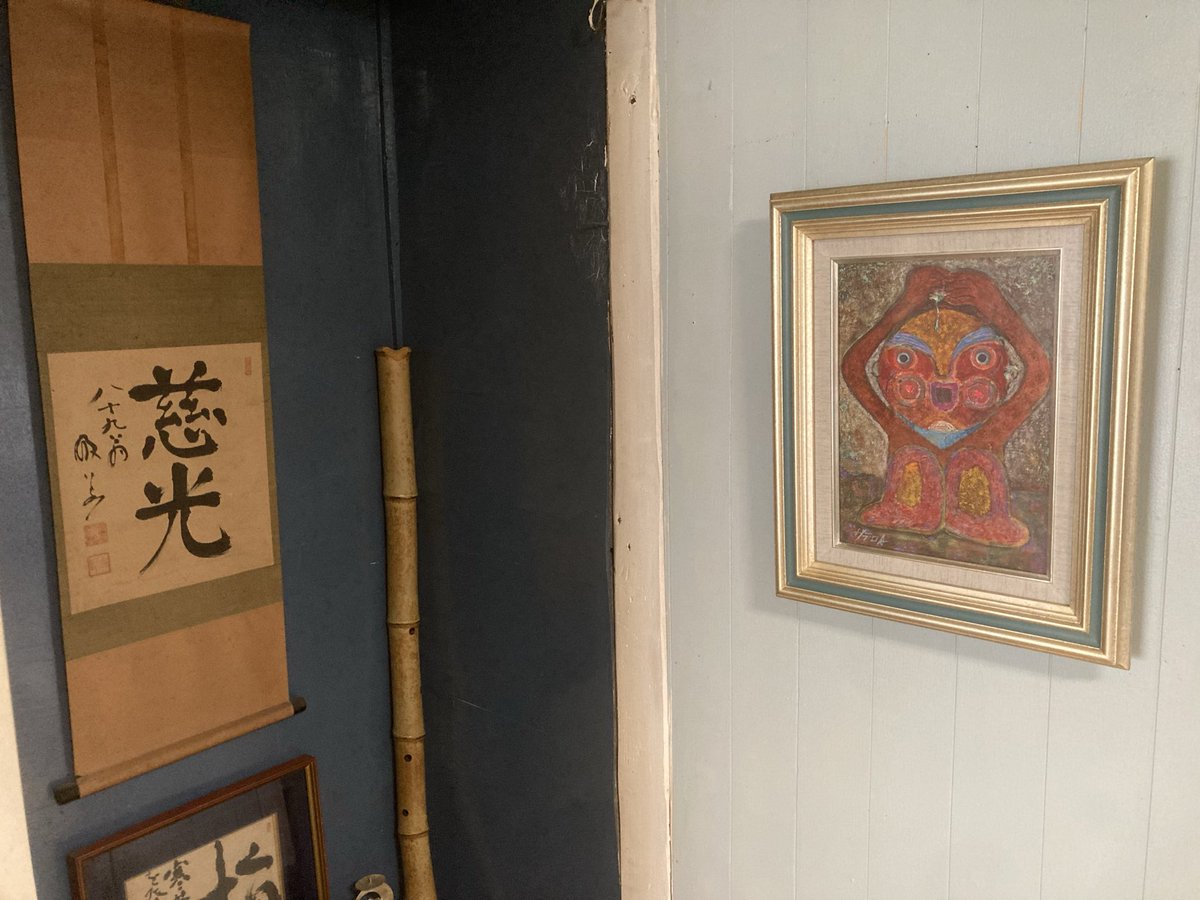 RAINBOWSEEDSJP's tweet photo. 初音の森近く、コムソーコヤにて@comsokoya  
毎年これだけは見逃せません

青島三郎展
10/13まで https://t.co/R8paK1QLV8