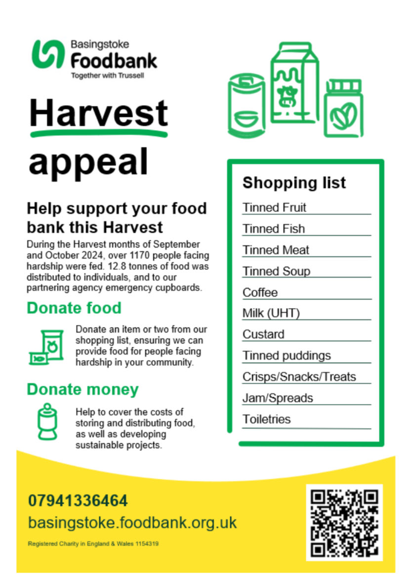 It is Harvest Festival time again - we are looking forward to seeing our school community at the church on Friday morning. If you are able to donate any items, please send these into school this week. 🥫🫙🍪🍯🍴🧻🛒  #FoodBank  #harvestfestival #Community