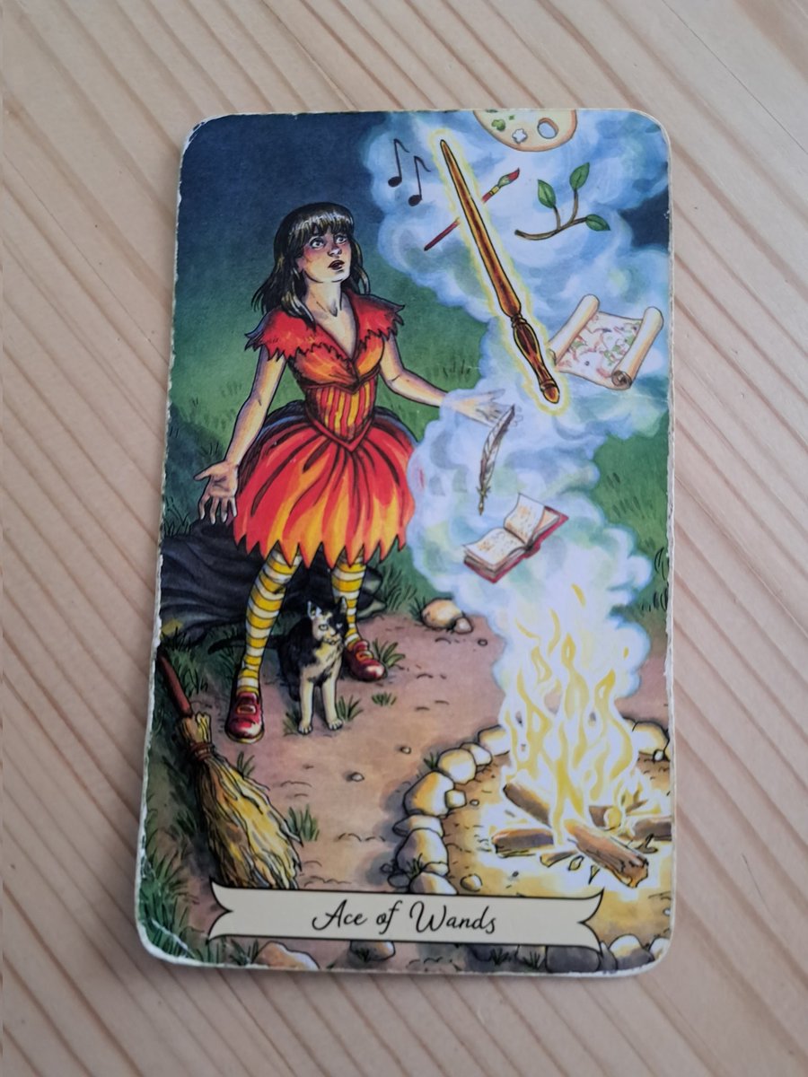 Laurajk32's tweet image. Today&apos;s card is Ace of Wands 

Starting something new might seem impulsive to our friends and family, but it&apos;s been in the pipeline for a while. 

#tarot #tarotmessage #LauraJK32