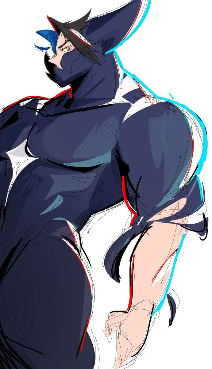 noritar0's tweet photo. [Kayntober 12 - Rhaast with Kayns left arm + eye]

i realized half way my sketch gave venom sooo.... symbrock rhaayn wowza! https://t.co/IpxJpezefr