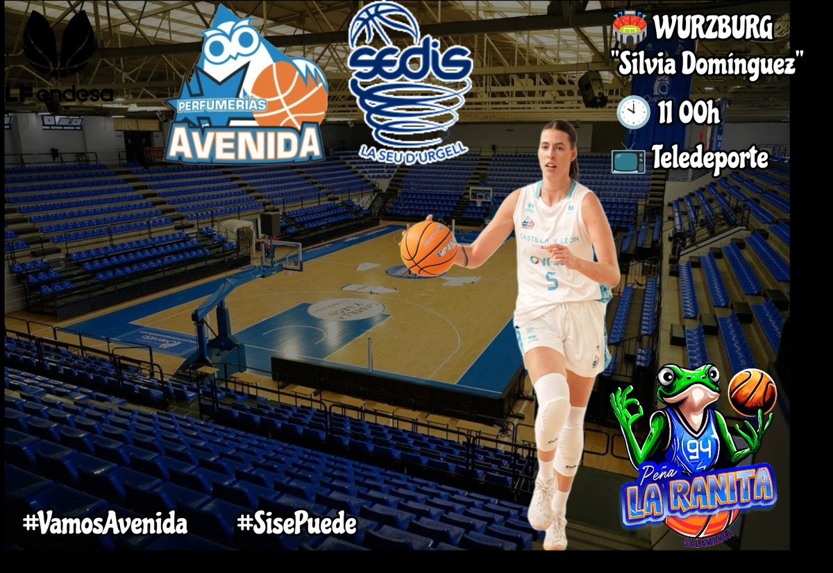 🏀Día de estreno en casa!!!!
<a href="/CBAvenida/">Perfumerías Avenida</a> 🆚 <a href="/sedisbasquet/">AE Sedis Bàsquet</a> 
#VamosAvenida #SisePuede
📸 <a href="/ManuLaya/">📸 Manu Laya / Fotógrafo</a>