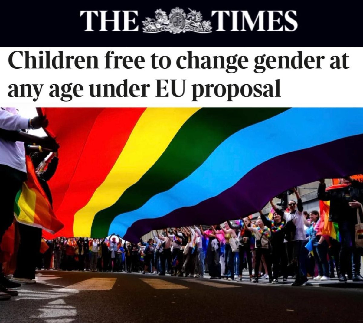 silvano_trotta's tweet image. Dans sa quête incessante d&apos;une nouvelle morale, Bruxelles s&apos;attaque désormais aussi aux enfants.

Selon de nouvelles initiatives de l&apos;UE, un enfant de tout âge se verra accorder le droit de changer de genre, et les autorités qui oseront imposer des restrictions seront punies par…