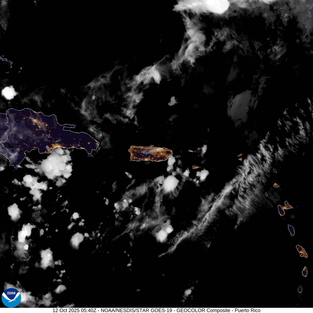 VegaBajaWx's tweet image. Imagen de satélite October 12, 2025 at 02:00AM #PuertoRico #weather