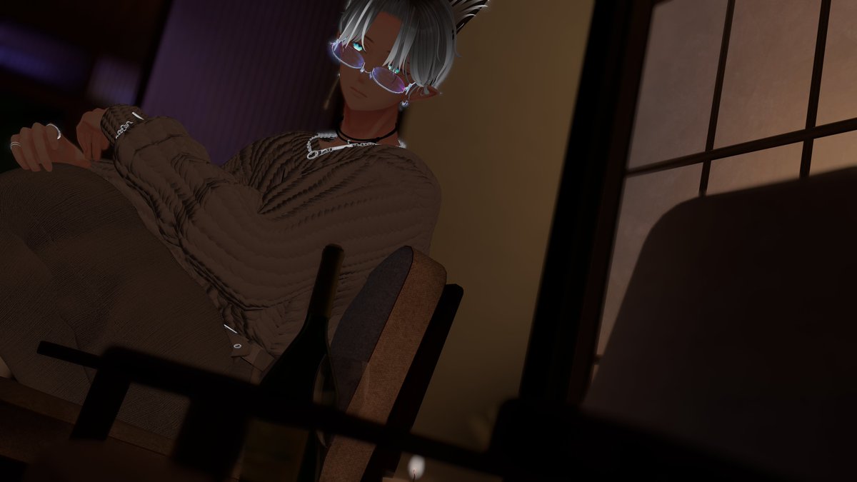 GlennSilverVRC's tweet photo. "I'm surrounded by calm, but craving a voice that isn't my own."

#VRChat #VRC #fypシviral #FPY #VRChatPhotos #VRChatPhotography https://t.co/gAstvHucTi