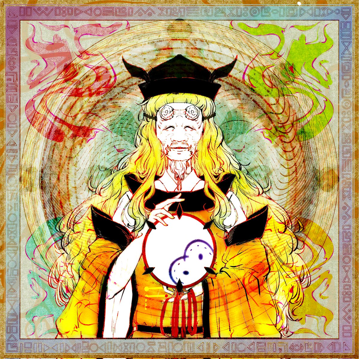 #10月12日は隠岐奈の日 #東方Project #摩多羅隠岐奈