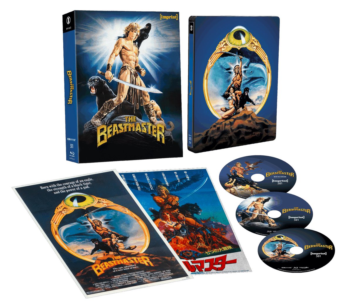 leloupceleste's tweet image. À paraître dès le 07 janvier en 🇦🇺 via @Imprint_Films : #DarLInvincible et #LÉpéeSauvage (1982) en édition limitée #steelbook #4KUltraHD.

Mes tests (US et FR) :
👉🏻 urls.fr/2YfxDj
👉🏻 urls.fr/yuLgTv

#WeLovePhysicalMedia