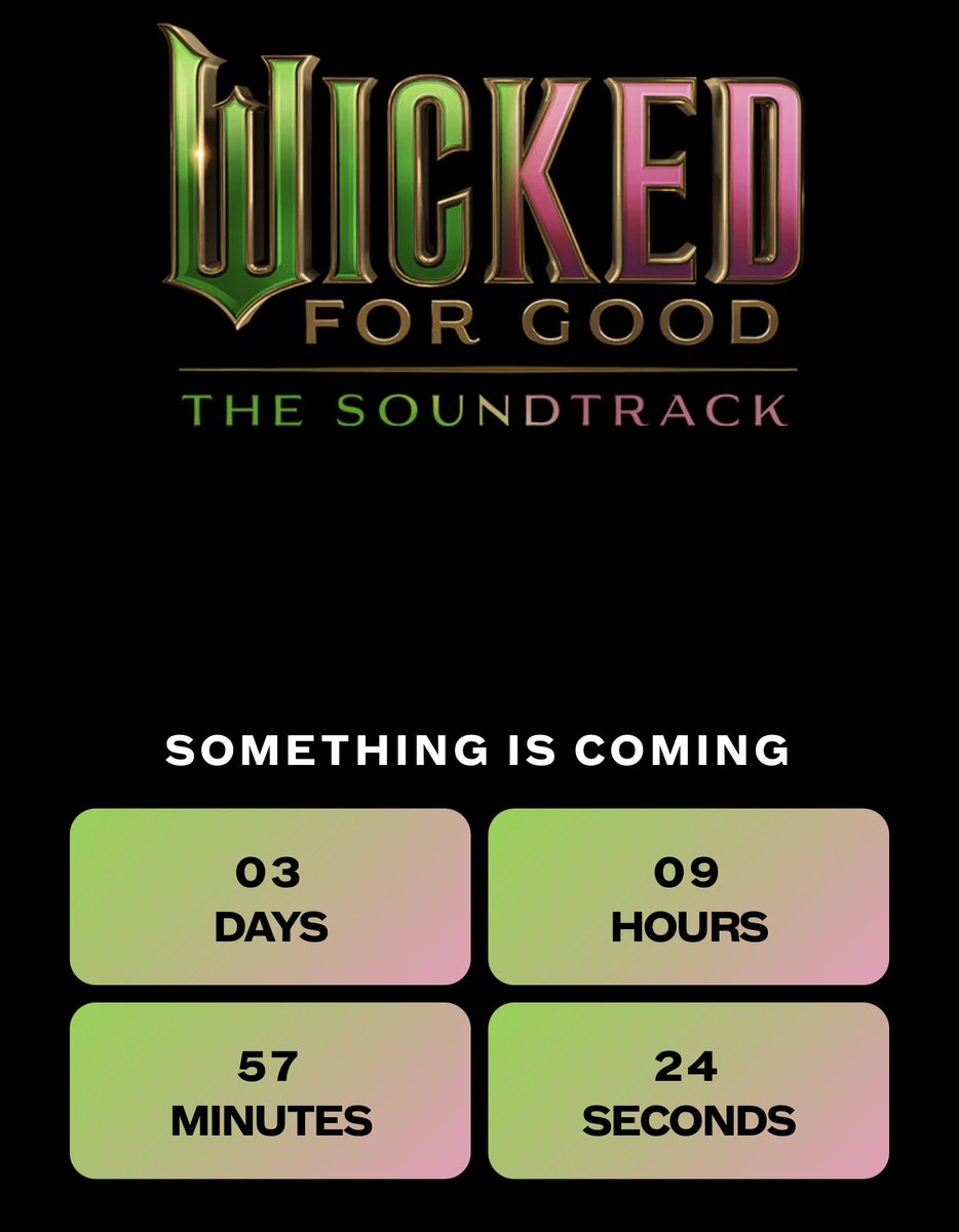 VINYLCORDALERTS's tweet image. 🚨 | Un décompte pour #WickedForGood est apparu sur le site de @RepublicRecords 🫧

Peut-on s’attendre à des signés comme pour le Chapter One ? Réponse dans quelques jours.. 👀