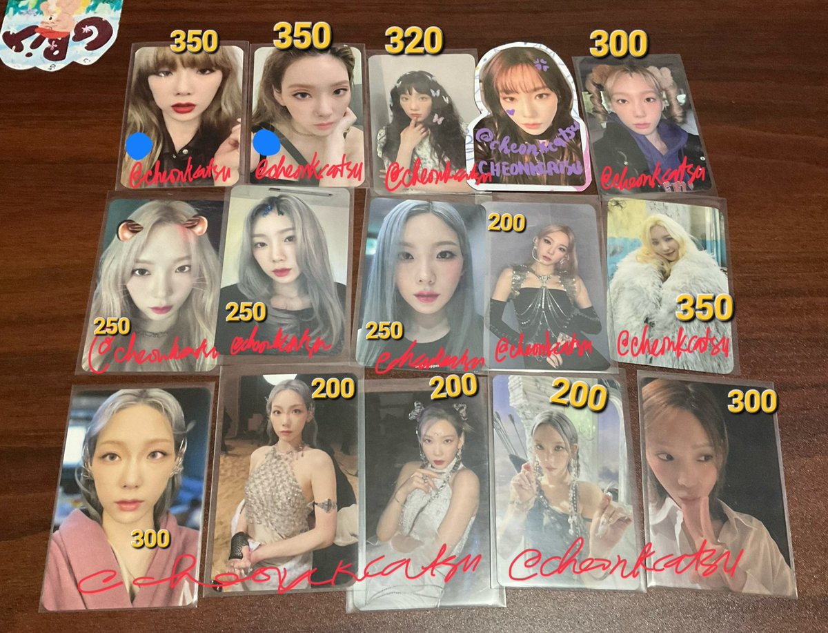 cheonkcatsu's tweet photo. wts lfb ph

SNSD Taeyeon Official Non-Album PCs (+others)

ratio (need to buy unmarked pcs for marked pcs)
💚 1:2
🔵 1:1

prices in pic (php)
PAYO only
pls read 1st pic before claiming! DM to buy

# girls generation tfu smstore  purpose wdicy invu forever 1 smcu sg oh https://t.co/ogHoEPidDL