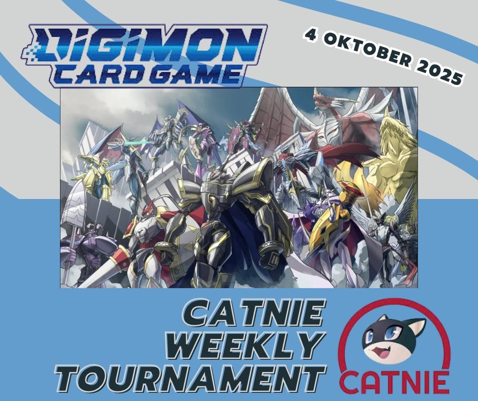 DigimonTCG_ID's tweet image. LGS/TO : Catnie Shop
Event : Tamer Battle
City : Tangerang
Date : 04/10/2025
Participant : 4 Tamers
Champion : Rafid
Deck : Imperialdramon (Virus)
@digimonmeta
#デジモン #デジカ #デジモンカードゲーム #デジモンカード #Digimon
#Digimonmeta #dtcg
#digimoncardgame #DigimonTCG