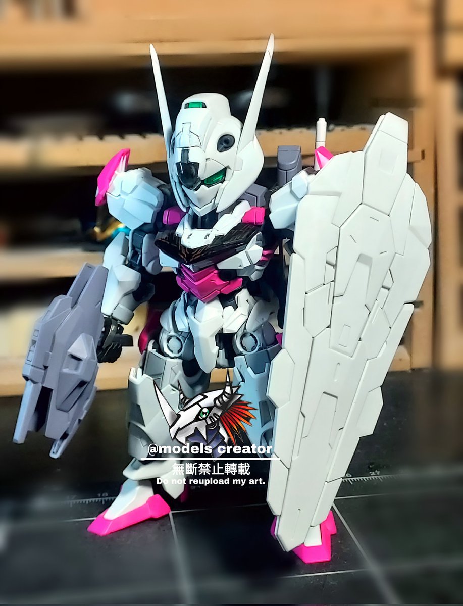 DMModelsCreator's tweet photo. 先暫時補色完就好 等魔靈量產的材料來 再來後續的水貼/墨線/消光處理。
#MGSD
#水星の魔女
#Lfrith
#ガンダム・ルブリス
#WitchfromMercury https://t.co/teRmej7XAk