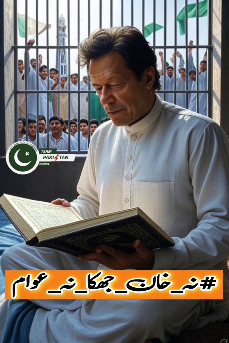 The world may call it chaos, but we call it awakening. A nation finally realizing what freedom truly means. Inspired by one man’s courage.
#نہ_خان_جھکا_نہ_عوام <a href="/TeamPakPower/">Team Pakistan Power</a>