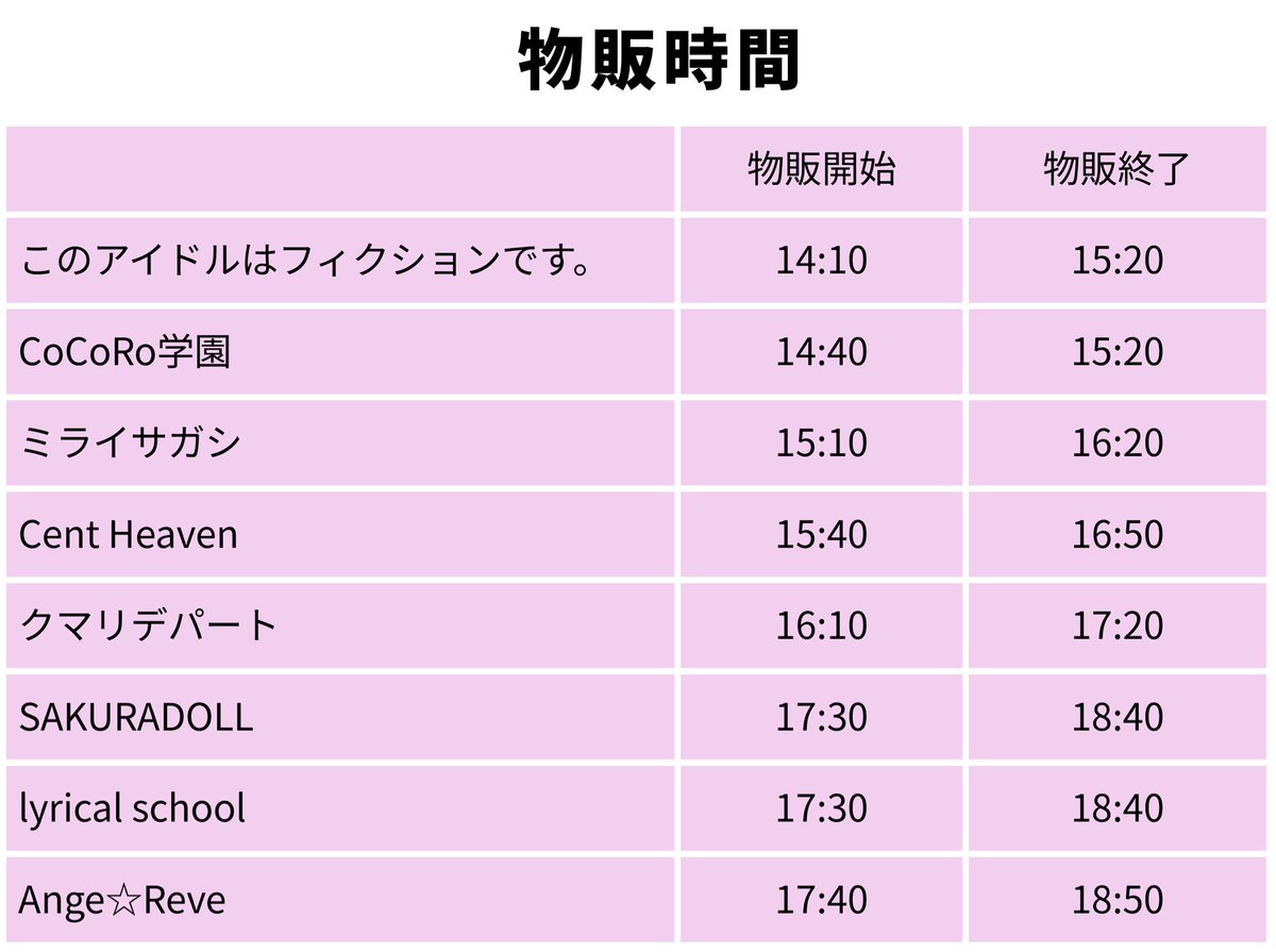 3rdD_angereve's tweet image. 【10/12・13】
ぐんまちゃんアイドルフェスティバル

10/12 前夜祭
🎤17:00～17:30
📸17:30～18:30
🎇19:30～20:30

10/13 群馬会館
🎤14:20～14:45※静止画のみ撮影可能
📸15:05～16:05(県民ホール入口前E)

#あんじゅれ