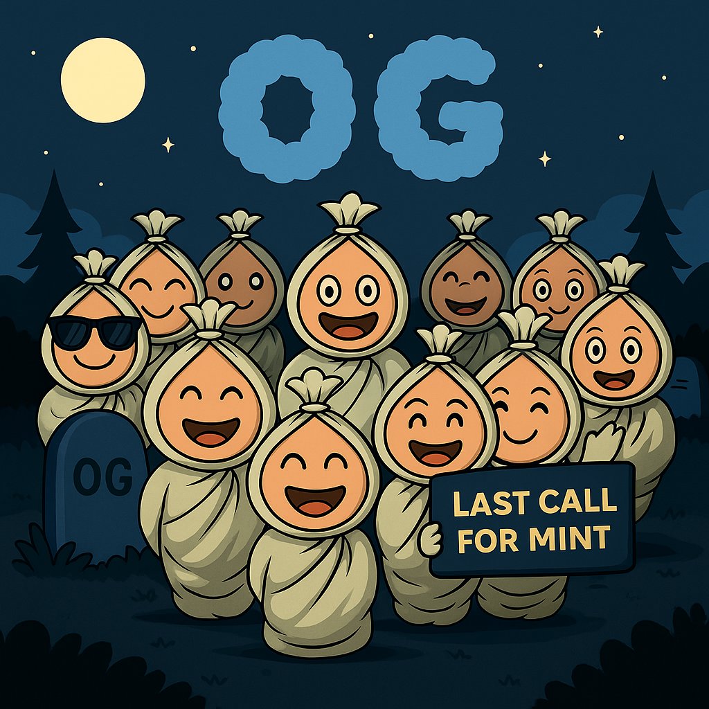 30 OG souls are almost fully awakened. 🌕 There’s still time to mint yours — and maybe… have your horror story told by the Pocis themselves 👻  

🪦 Free Mint now 
🏆 Rp50.000 for 5 selected stories 
🔗 Free Mint 👉launchmynft.io/collections/0x…

 #Pocinity #WrappedSoulsUnited