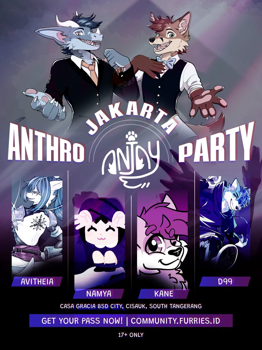 iwag_furs's tweet photo. ANJAY! The party, won't be a party without the awesome performers that would keep your tails moving! Here's the squad lineup who will light up your night come November 1.

See you soon! https://t.co/NToYTslqiD