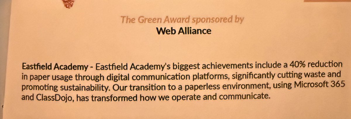 Eastfield Academy tweet media