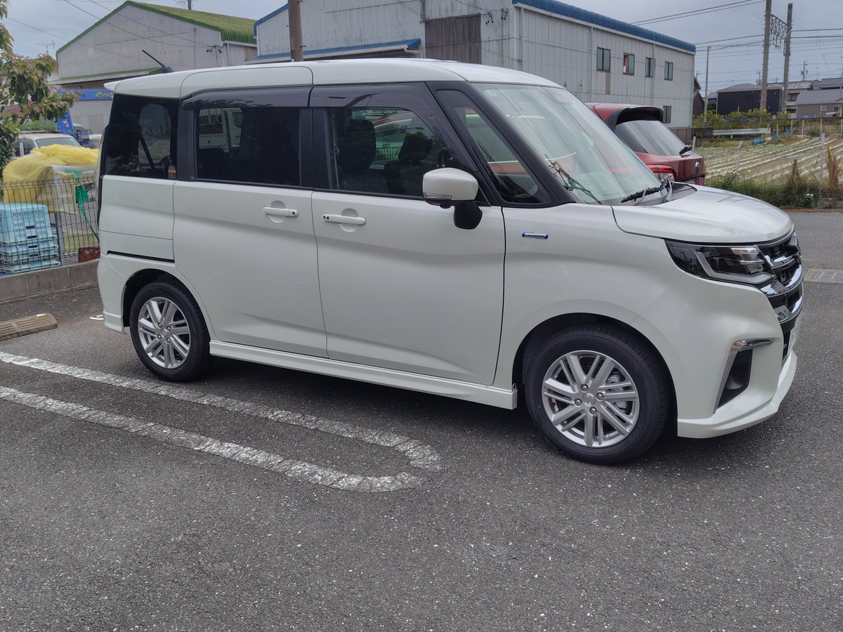 本日、ソリオ納車🚗しましたᐠ(   ᐢ ᵕ ᐢ )ᐟﾜｰｲ。これからよろしくね。