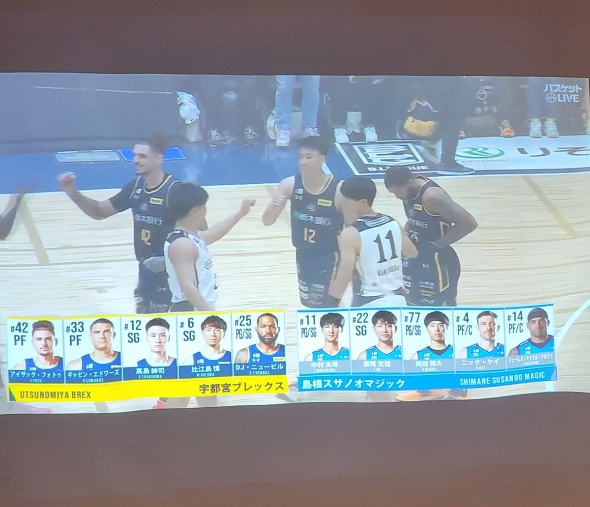michikoa5's tweet image. 気付いたら
PVに10人集まってた😅
さぁ今日は勝ちましょー📣
Go Go Magic🔥🐉🔥
#島根スサノオマジック 
#太地スターティング5