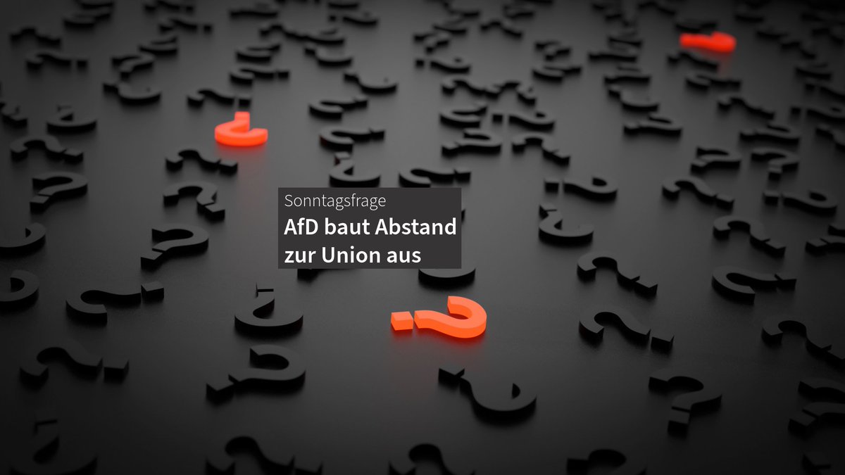 DNEWS24Medien's tweet image. #Sonntagsfrage: #AfD baut Abstand zur #Union aus
#DNEWS24 
dnews24.eu/sonntagsfrage-…