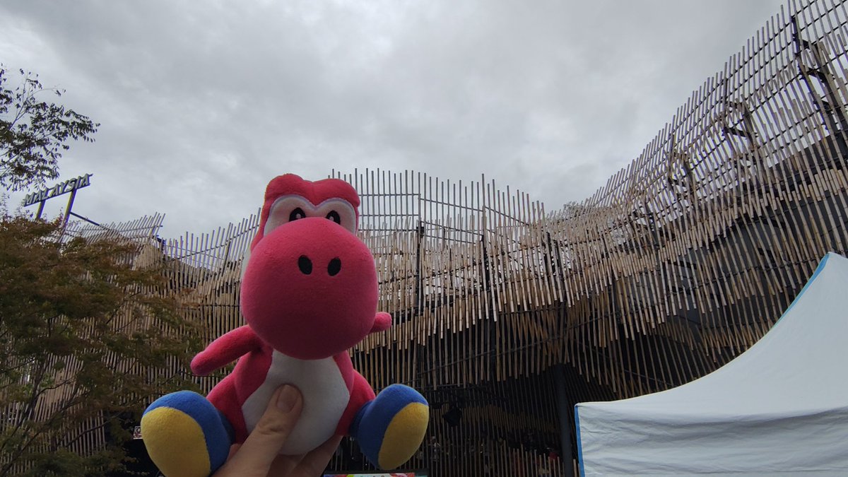 RK63948532's tweet image. マレーシアパビリオンなう！
#大阪・関西万博 
#マレーシア館 
#ぬい撮り
