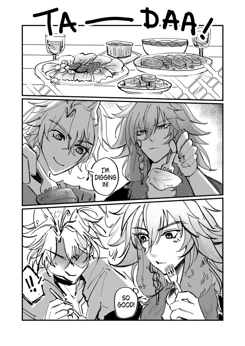 tofuyafuu9's tweet photo. ☀️🍷Under the Moonlight
Wolf!Phainon x Bunny!Mydei
FULL VERSION (12p) on Poipiku
EN: https://t.co/x0rX09aMk5
中文：https://t.co/vjMTg5K7rA

A submission for the Mid-Autumn Festival PhaiDei project.

  #phaidei #厄敌 https://t.co/OMjbMmzAmu