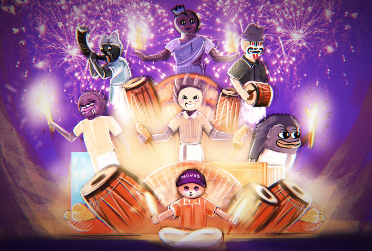 chainslayer_1's tweet image. Indianads is ready to celebrate two big events this October: the Monad mainnet launch and Diwali (the festival of lights).Monad is going to bring light to the blockchain world.
Advance wishes for a Happy Diwali and a successful Monad mainnet launch .