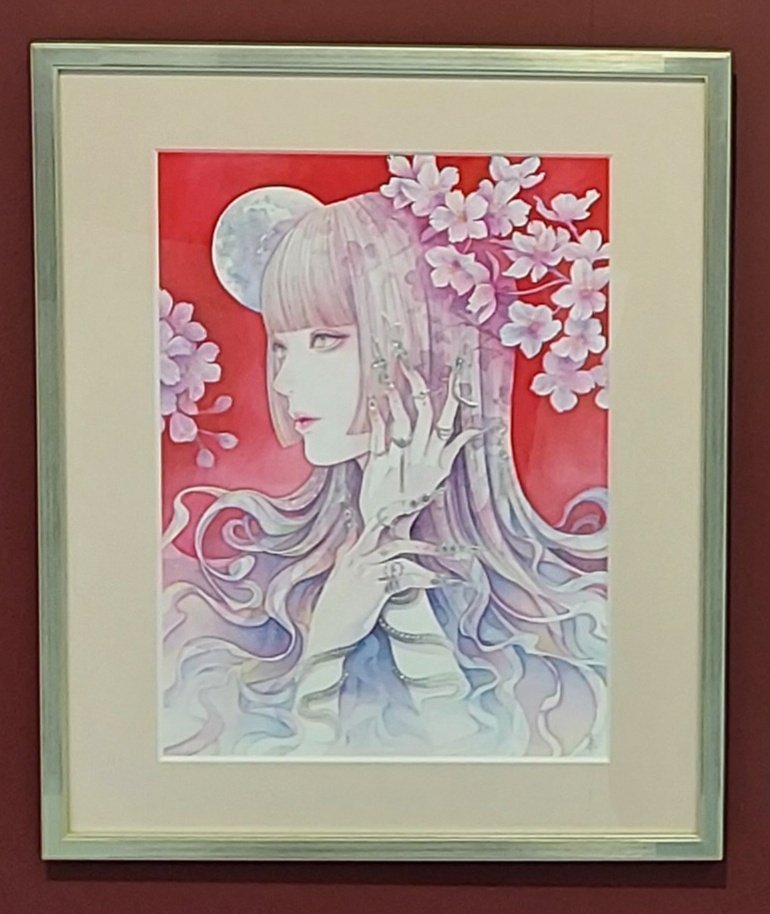 【真作】F6 安藤絵流【霊狐】gallery購入品 表裏サイン有り 油彩/d 真作】F6 安藤絵流【霊狐】gallery購入品 表裏サイン有り 油彩/d