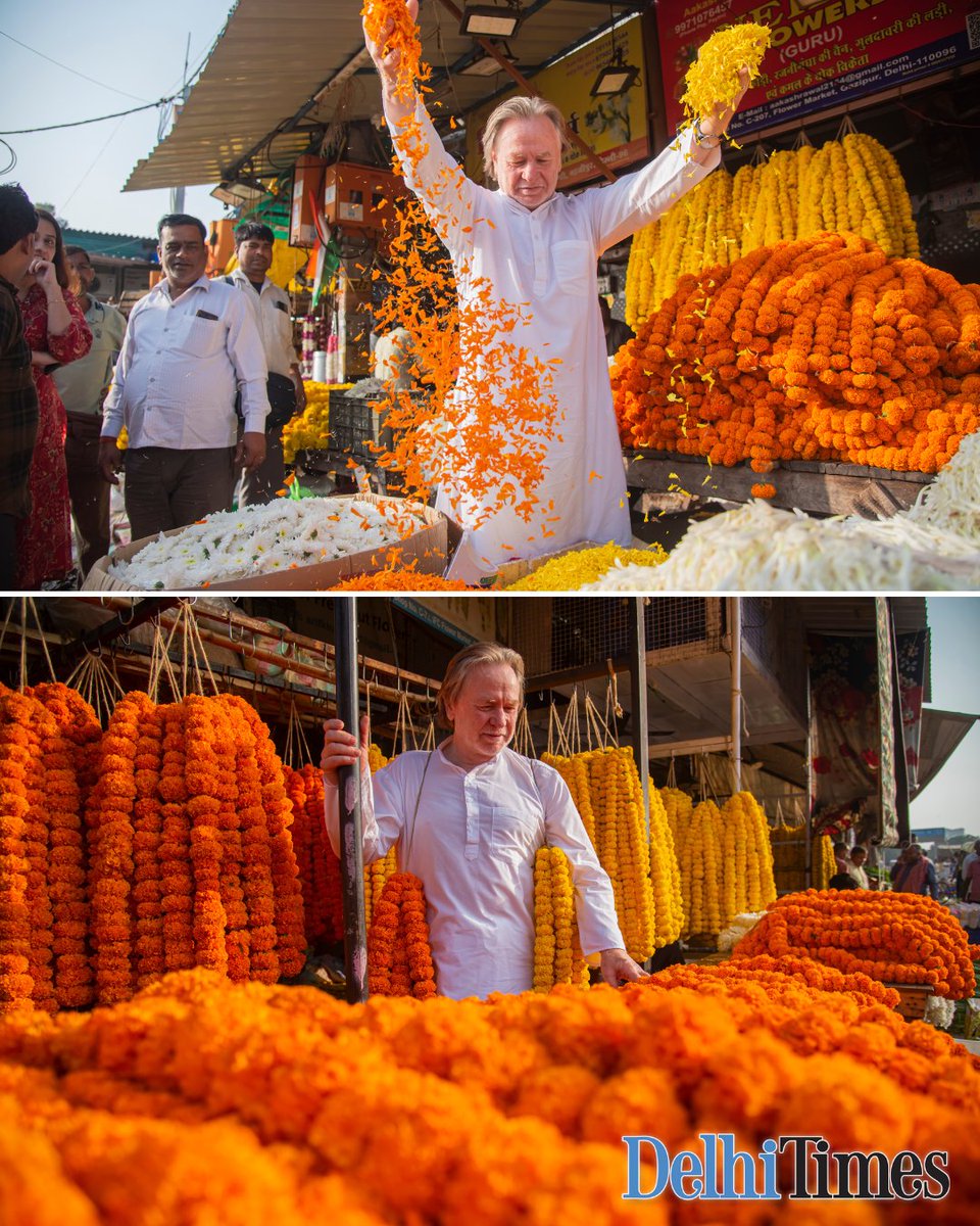 DelhiTimesTweet's tweet photo. "Ghazipur Market is one of my favourite places in Delhi...it is crowded, a bit chaotic, but it is always fun"  

In a special shoot, Australian High Commissioner Philip Green tells us about his love for Diwali, &amp; more 

 Read: https://t.co/9fH4bXtg5B

@AusHCIndia #Diwali https://t.co/dBILNTFaln