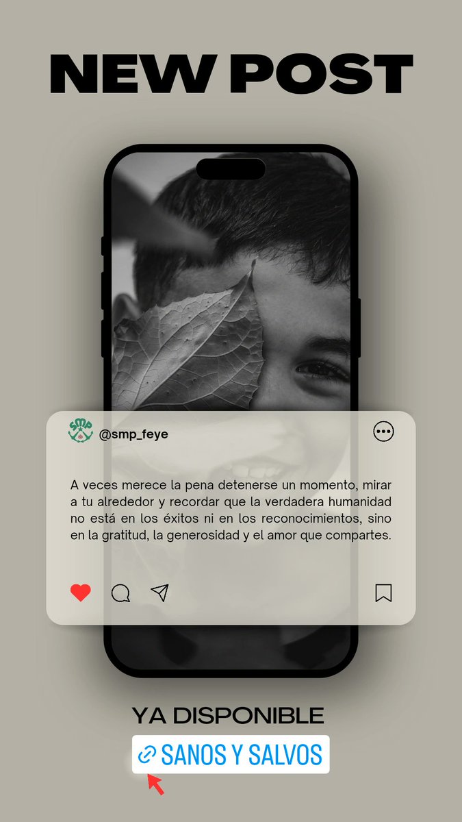 smp_feye's tweet photo. A veces merece la pena detenerse un momento, mirar a tu alrededor y recordar que la verdadera humanidad no está en los éxitos ni en los reconocimientos, sino en la gratitud, la generosidad y el amor que compartes.

👉Nueva publicación: https://t.co/ZzZi9T9vk2

#colegioSMP #FEyE https://t.co/2A5yDYzfjp