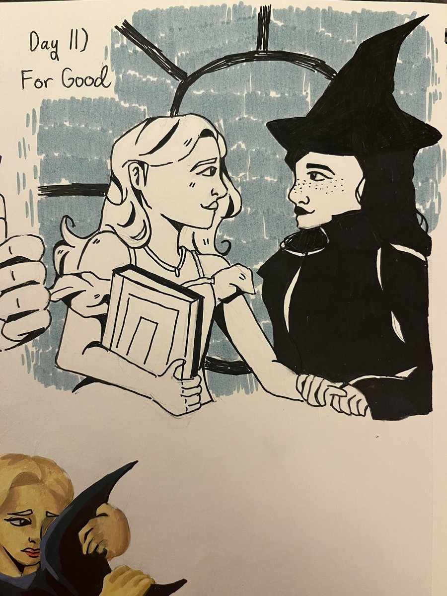 sakuya600's tweet image. yuri!!! ignore the glinda of doom and despair in the corner 

#Gelphie #WickedForGood #Gelphietober