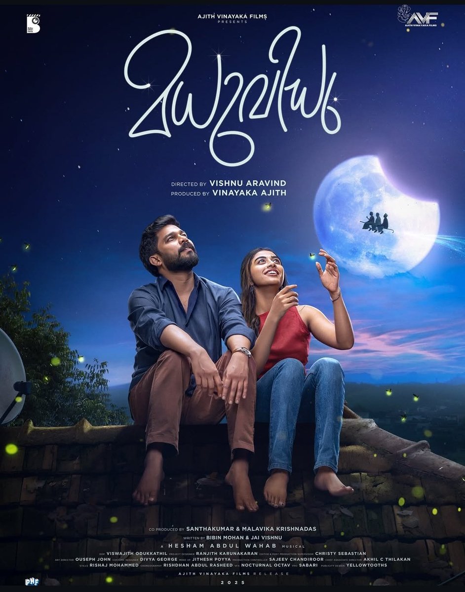WECineLoco's tweet photo. Ajith Vinayaka Films Production No 12 titled as "#Madhuvidhu" 😎😌✅
Directed by : Vishnu Aravind
Written by : Bibin Mohan,Jai Vishnu
Starring : #Sharafudheen
Music : Hesham Abdul Wahab
#AVF12 https://t.co/LTtyjUcjAA
