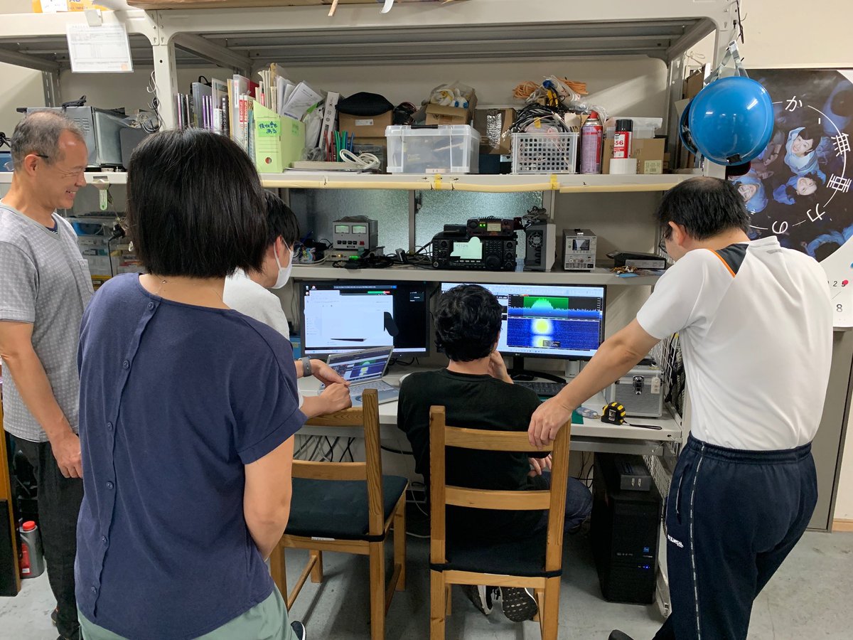 RymanSat's tweet image. リーマンサット地上局で2025/10/12(日)14:21の超小型人工衛星 #BOTAN をWatchしました。
仰角が低くてもバシバシ入ってきて凄いなあ、いいなあ、デコードもじゃんじゃんできて、いいなあいいなあ…
#gardenslab #千葉工大