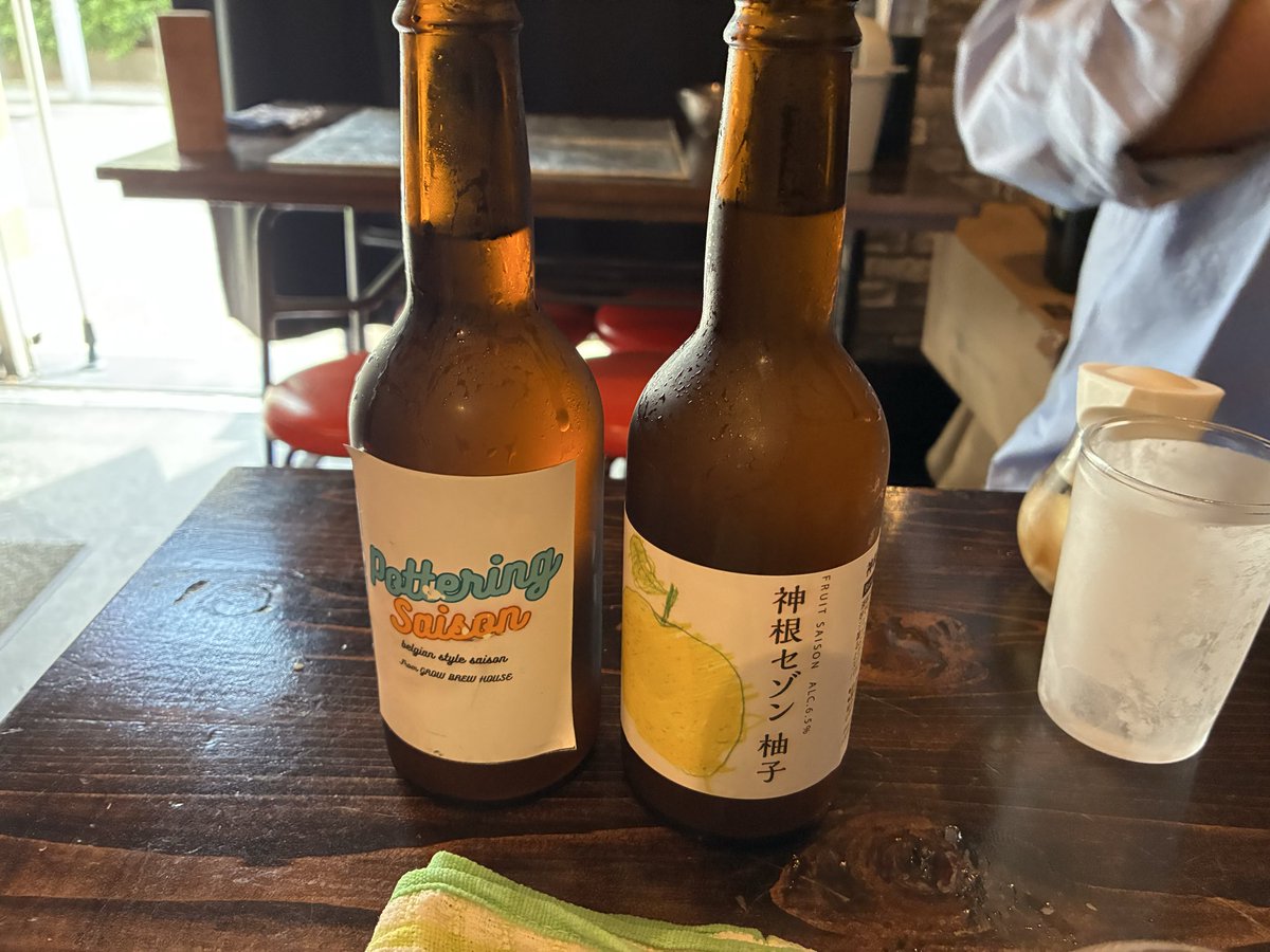 spicewielder09's tweet image. 久しぶりに.....。🙇👍　#煮干しあえそば　#中華そば鳴門　#餃子　#ぬか漬け　#クラフトビール