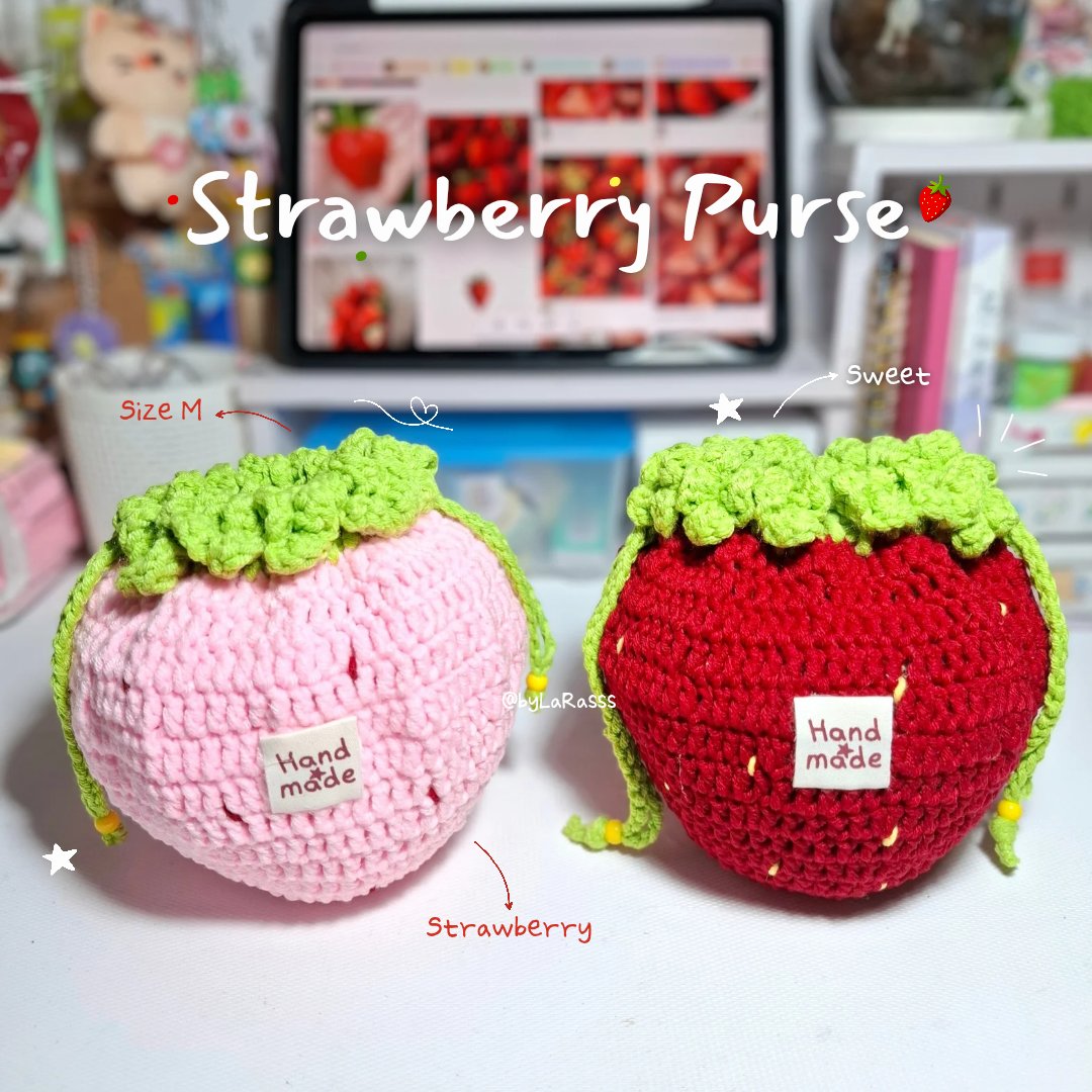 rastudyo's tweet image. [ʀᴛ ᴀɴᴅ ʟɪᴋᴇ ᴀʀᴇ ᴠᴇʀʏ ᴀᴘᴘʀᴇᴄɪᴀᴛᴇᴅ]
Open PO Strawberry Crochet Series
🍓 Detail produk ⬇️
🎁 FREE button brooch (random) untuk 12 orang pertama yang ikutan PO ini
🏠 Pengiriman dari Bogor
🏷 Harga tertera di poster yaa,  dp 10k
🛒 Link PO: forms.gle/FpZrjxr3aoDBmv…