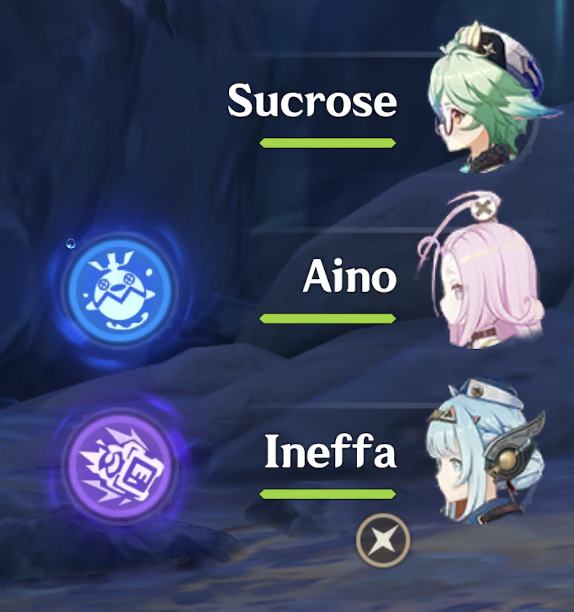 I love how Flins' premium team is this dark, gloomy-looking man accompanid by three uwuwu pastel haired girls.