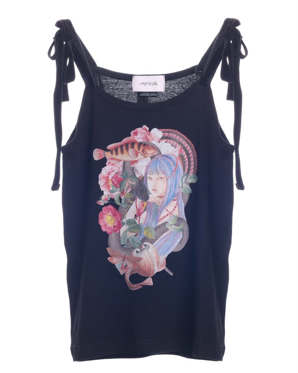 伊勢丹新宿pop up  
完売していたパーカーやスウェットが再入荷しました。
これからの季節にオススメです。

🎈maṇḍala　Tomie＆Hanging Ballon hoodie
🚬煙草会スウェット
🐍富江ベルベットリボンキャミソール

pays des fées×Junji Ito