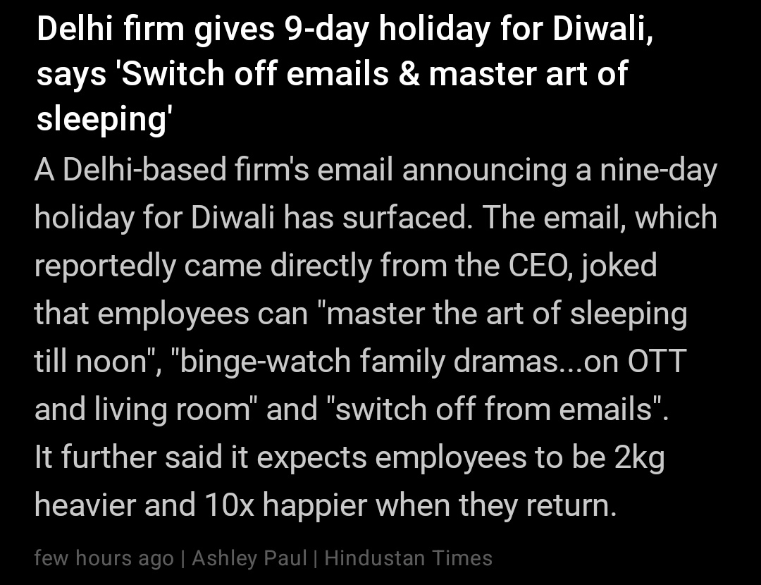 mainbhiengineer's tweet image. A simple tradition at work like this is more effective than spending much more money on useless HR policies and marketing of company