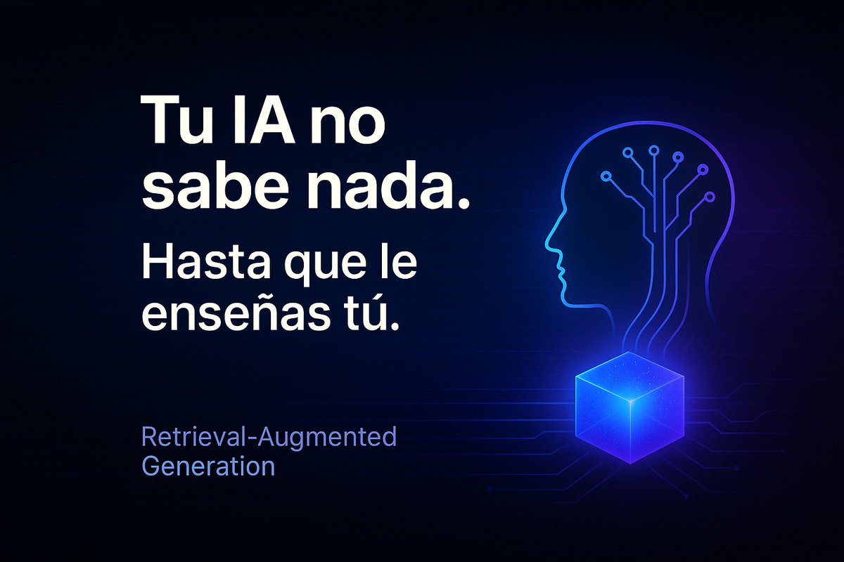 domini_code's tweet image. La mayoría usa IA sin saber lo que hace.
Creen que ChatGPT “lee” sus documentos.
No lo hace.
Por eso existe el RAG: busca primero, genera después.
La diferencia entre una respuesta inventada… y una respuesta útil.
No es magia. Es criterio.
#RAG