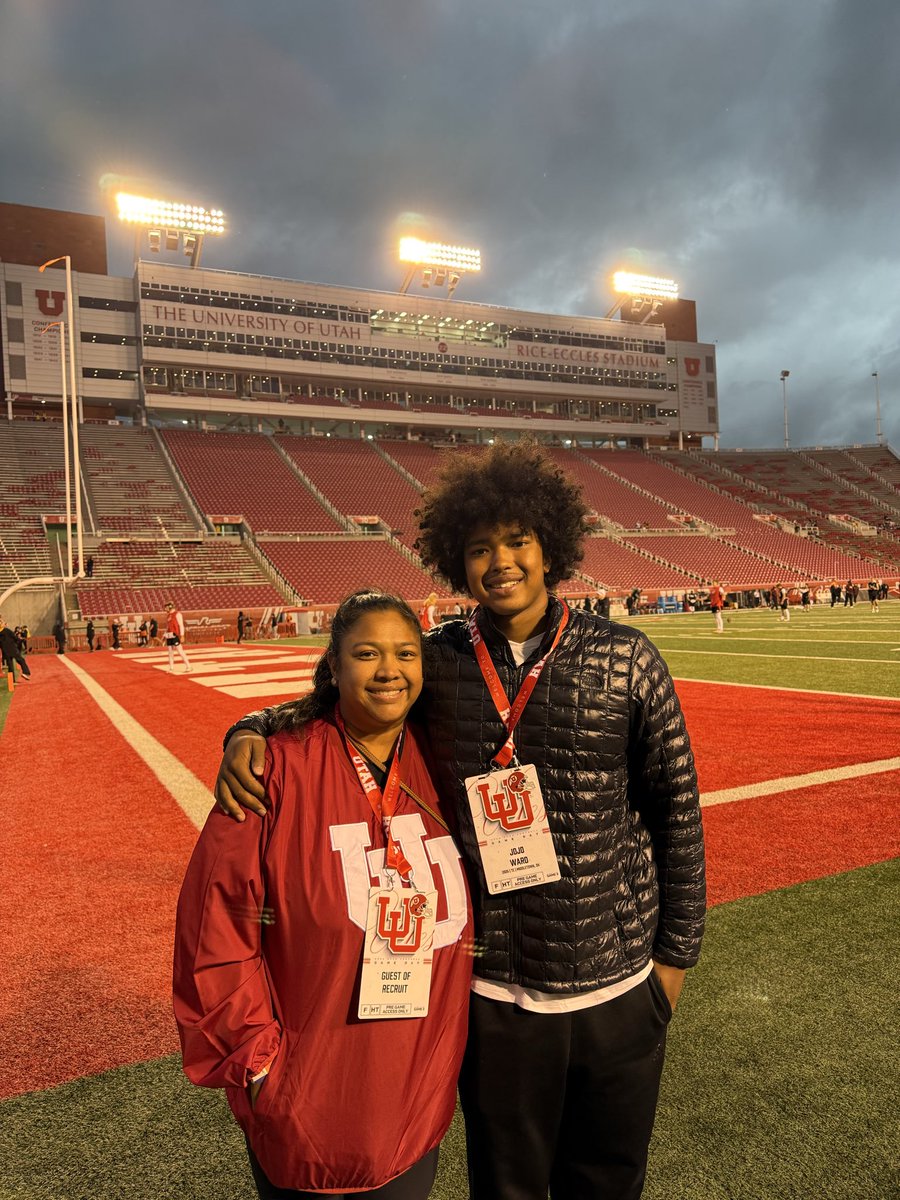 Joseph Ward (@jojoward2008) on Twitter photo Had a great game-day visit at The University of Utah thank you!!! <a href="/MasonYellicoUT/">Mason Yellico</a> <a href="/FWhittinghamJr/">Fred Whittingham Jr.</a> Had a great game-day visit at The University of Utah thank you!!! <a href="/MasonYellicoUT/">Mason Yellico</a> <a href="/FWhittinghamJr/">Fred Whittingham Jr.</a>