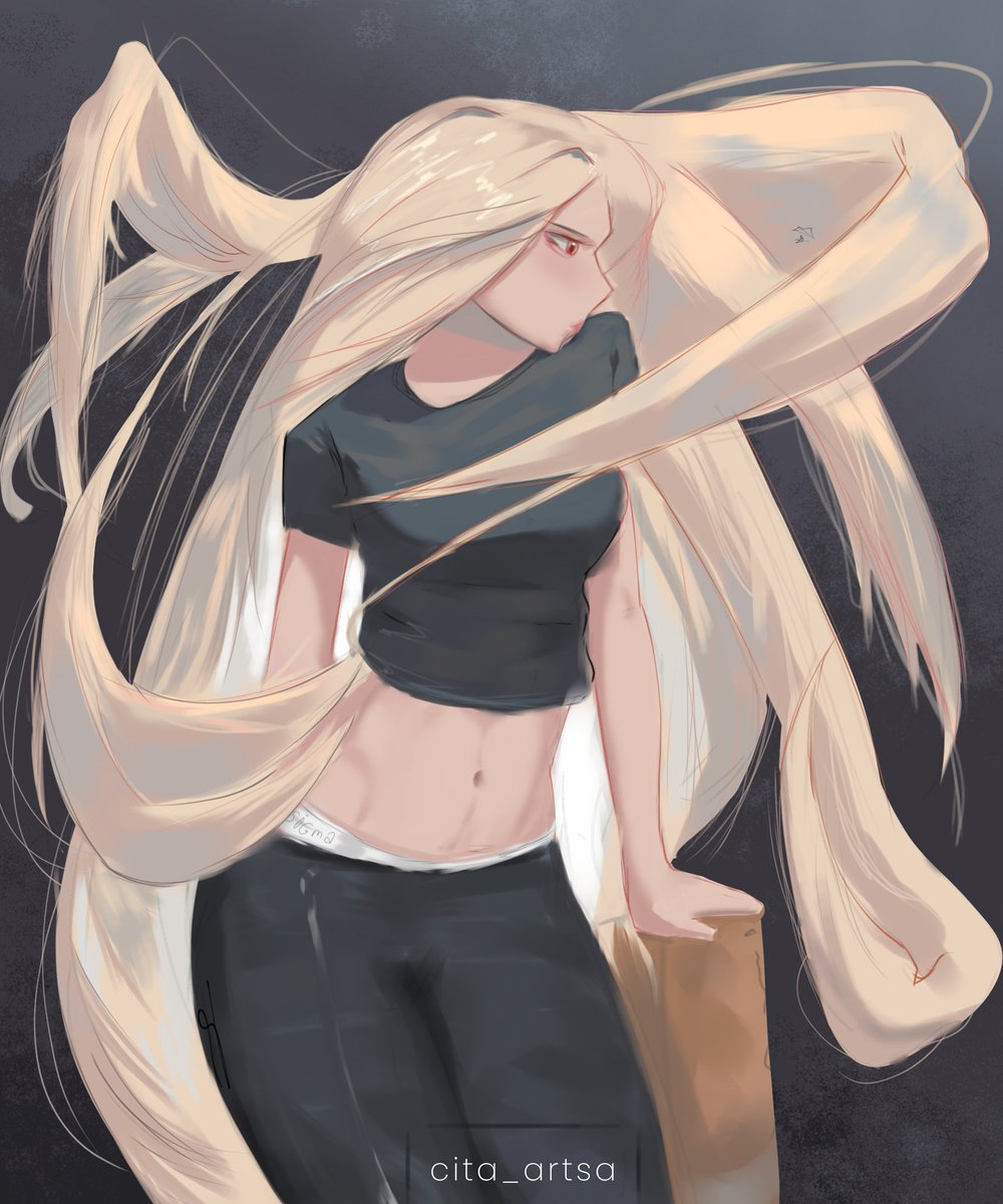 cita_artsa's tweet image. Studying the flow of hair 😘
#artmoots #hair #study