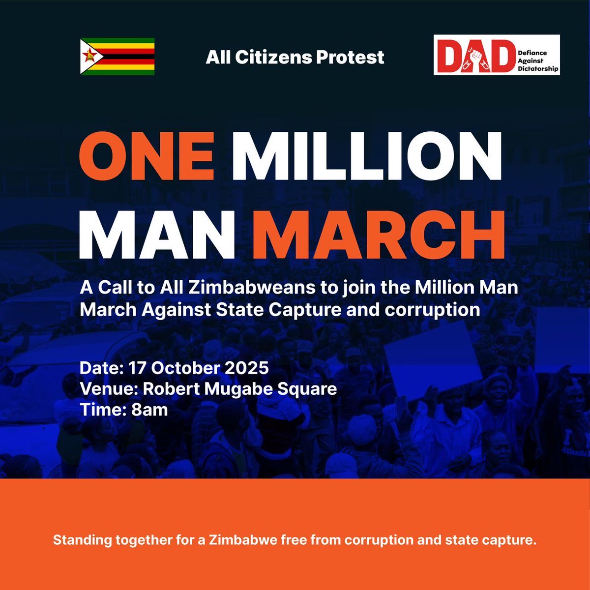Dear Zimbabweans:

🔹We have only five days left to change the status quo. After these five days, if change does not happen, it will take another 40 years to alter the status quo. Guvamatanga is worth $1.9 billion, Kubakwake is worth $9 billion, and ED is at his sunset, but his