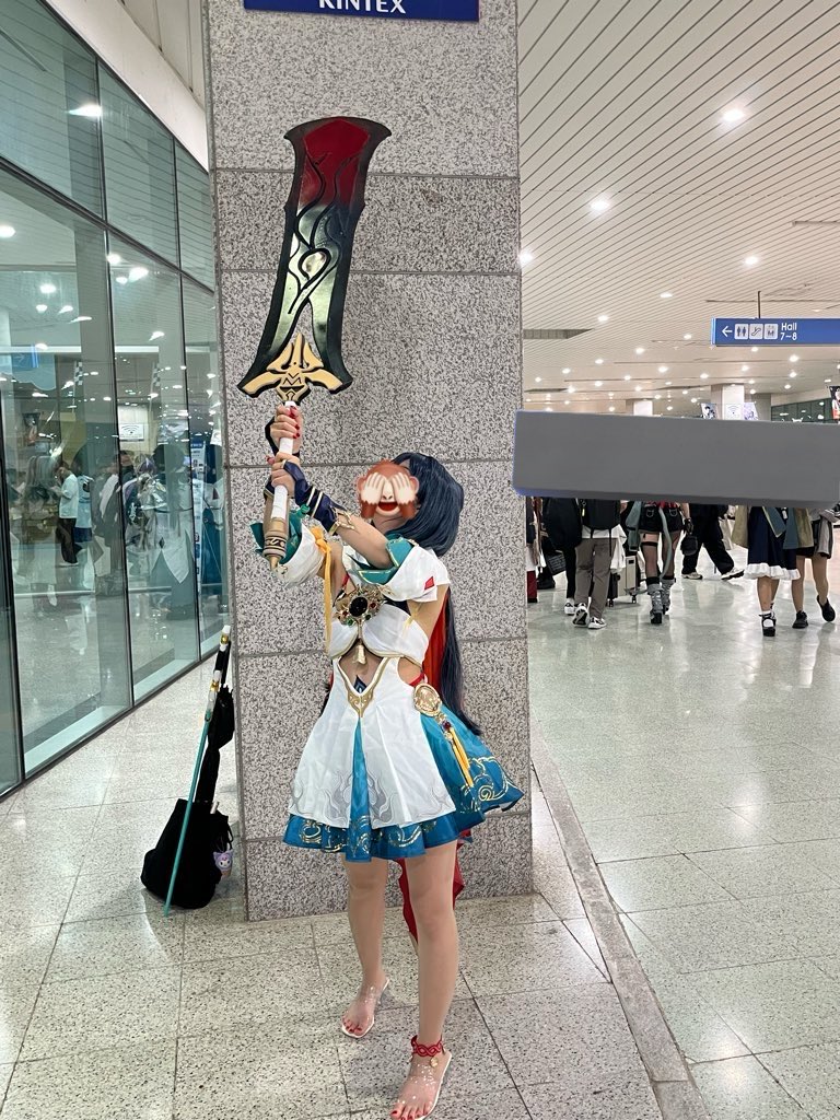 안녕하세여 늦었지만 호요랜드 토/일 연경코스프레 했습니다 ><