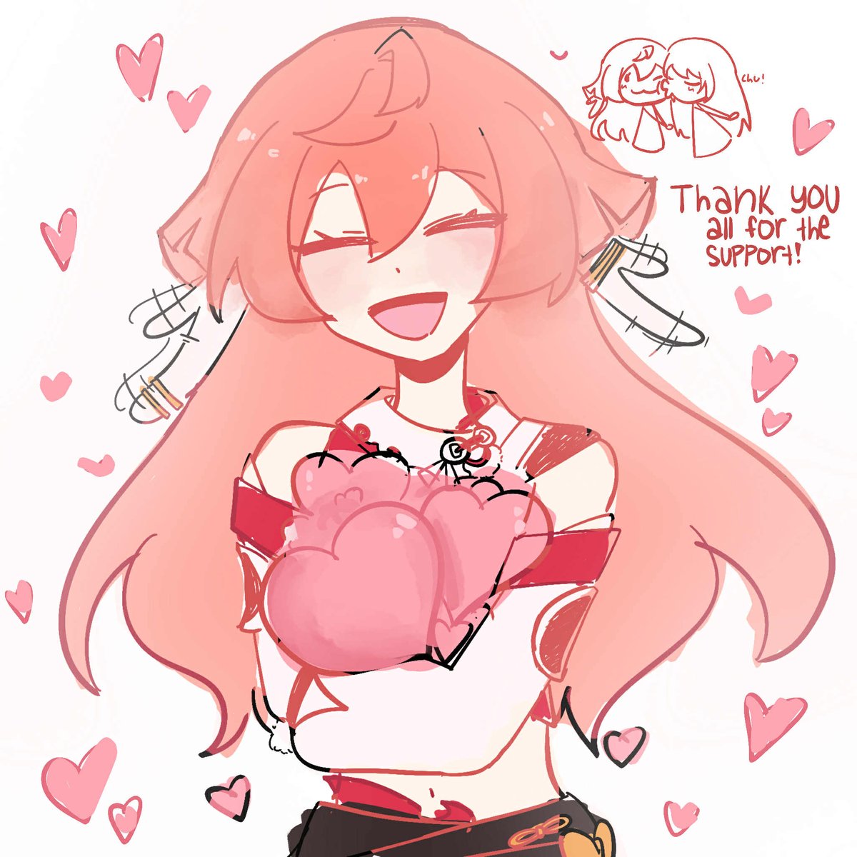 Yanfei_Pilled's tweet image. we finally hit 1k 😭😭🫶🫶🫶🔥🔥🔥🔥🔥🔥 i just wanna say thank you all for all of the support you've given me these past few months 🥹🥹🩷🩷