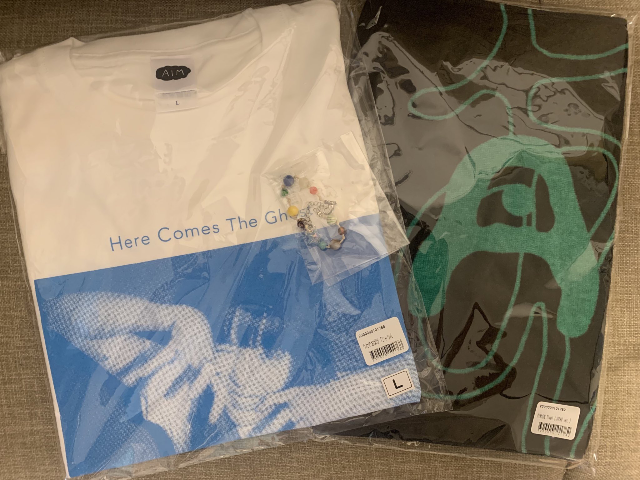 あいみょん うたのおばけTシャツ 神サマーブレスレット タオル あいみょん うたのおばけTシャツ 神サマーブレスレット タオル