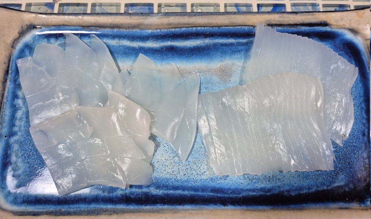 みなさまおはこんしゅりちゃん！🦐🌟 

きいてきいて！昨日パパしゅりが釣ってきたアオリイカ捌いたよー！🦑✨

今回も動画撮ってみたからお魚調理シリーズ増やしていきたいな( * ॑˘ ॑*  )💓

それと明日は22:00からお絵描き雑談枠なのでみんなえびーしゅとお話しよ〜！✨

#おはようVtuber️️