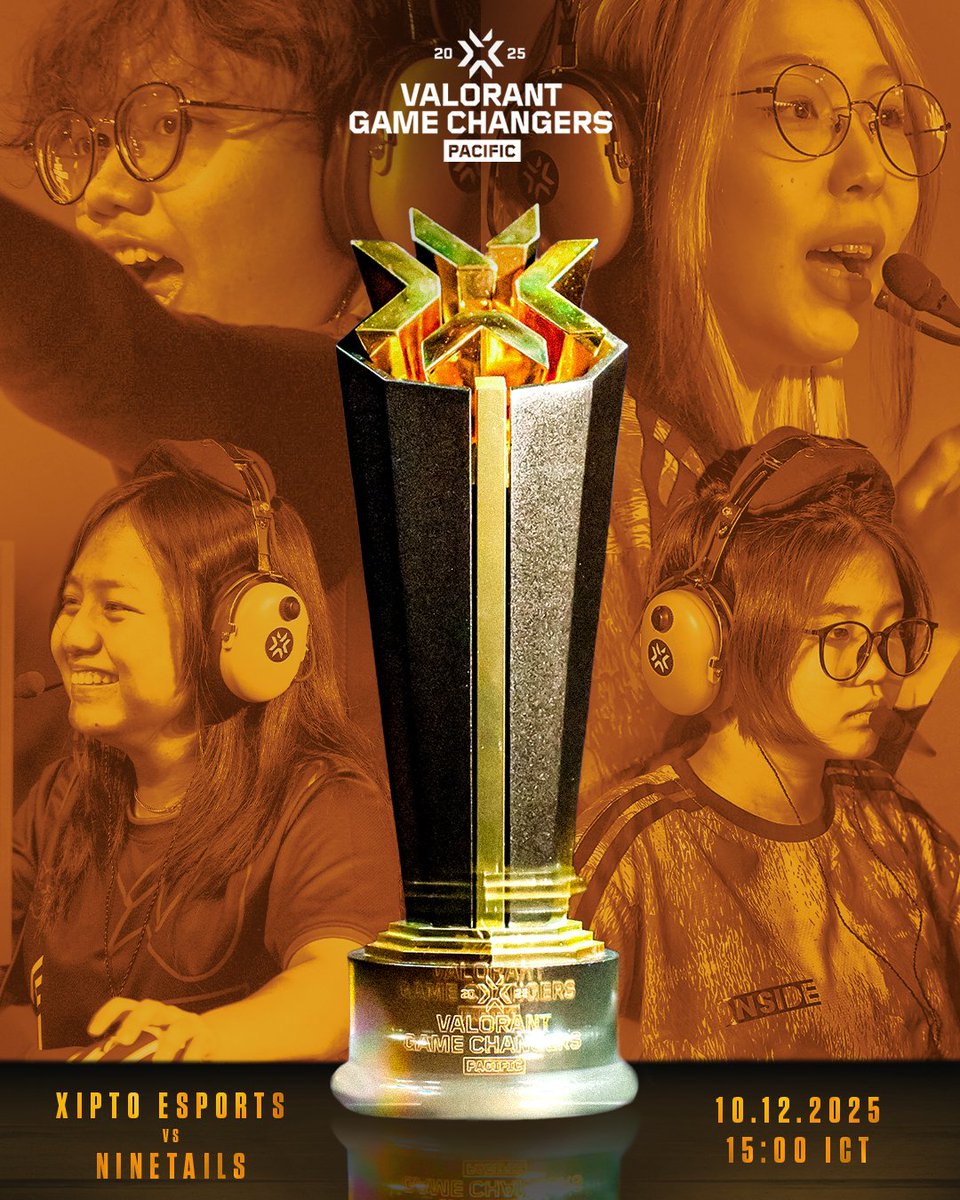Xipto GC, a new roster built on a winning legacy. Ninetails, a debut team from Korea that defied all expectations.

Both teams bound for Seoul, but only one will be crowned #GameChangersPacific Champion. Who will lift the trophy in today's Grand Final?