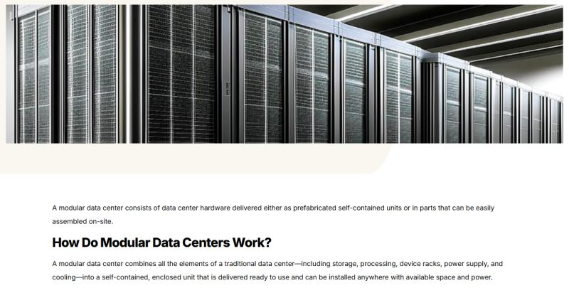 alisterp666's tweet image. In today's fast-paced digital world, traditional data centers can be costly and time-consuming to build. Enter modular data centers.
#ModularDataCenter
#ModularDataCenters
#AIDeployment
#AIInfrastructure
#SustainableTech
#DataCenters 
Read more here: lnkd.in/ggFQzdrS