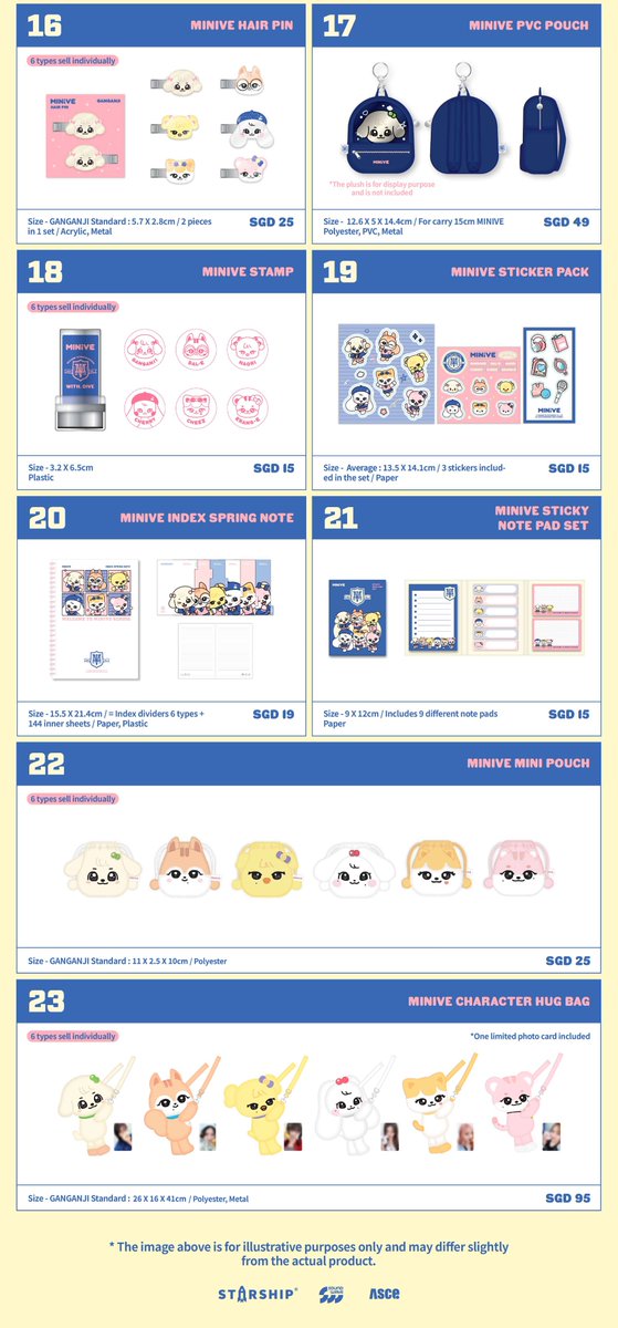 IVE x MINIVE POP-UP STORE
'MINIVE SCHOOL' in SINGAPORE

🏫 MD LIST
DIVEs, it’s packed with cuteness! Check the full MD list and start planning your haul!

Online advance booking is available NOW:
asceofficial.kktix.cc/events/minives…

📅 2025.10.14 (TUE) - 2025.11.01 (SAT)
⏰ 10:00 – 22:00