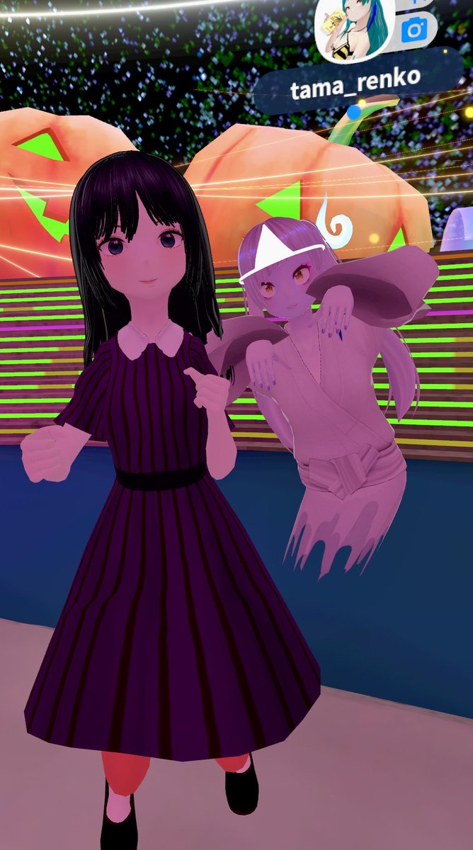 tama_renko's tweet image. ハロウィンとか西洋のオバケに真っ向勝負を挑むｳﾁ👻
#clusterdimension #cluster